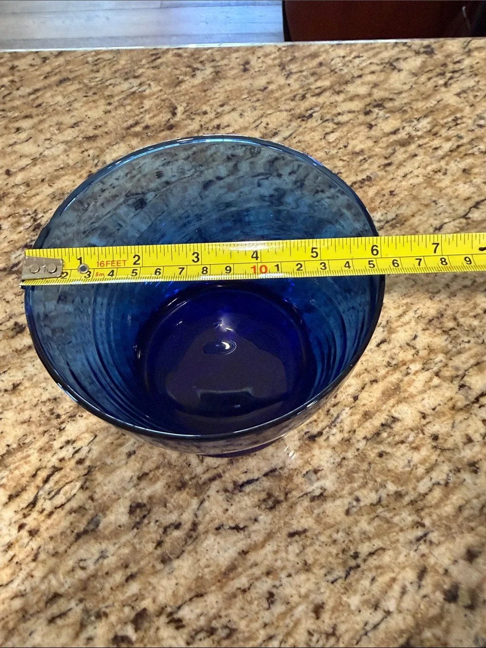 Cobalt Blue Handblown Glass Vase